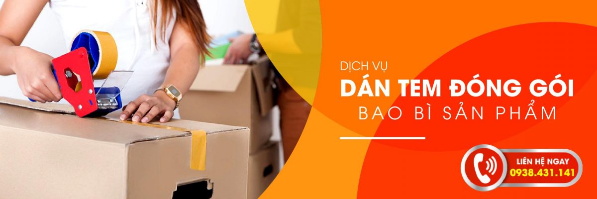 thuê dịch vụ đóng gói dán tem
