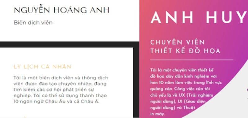 Cách làm nổi bật giới thiệu bản thân trong CV