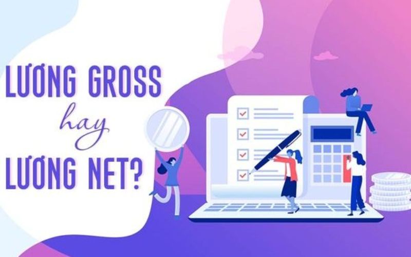 tính lương gross sang net