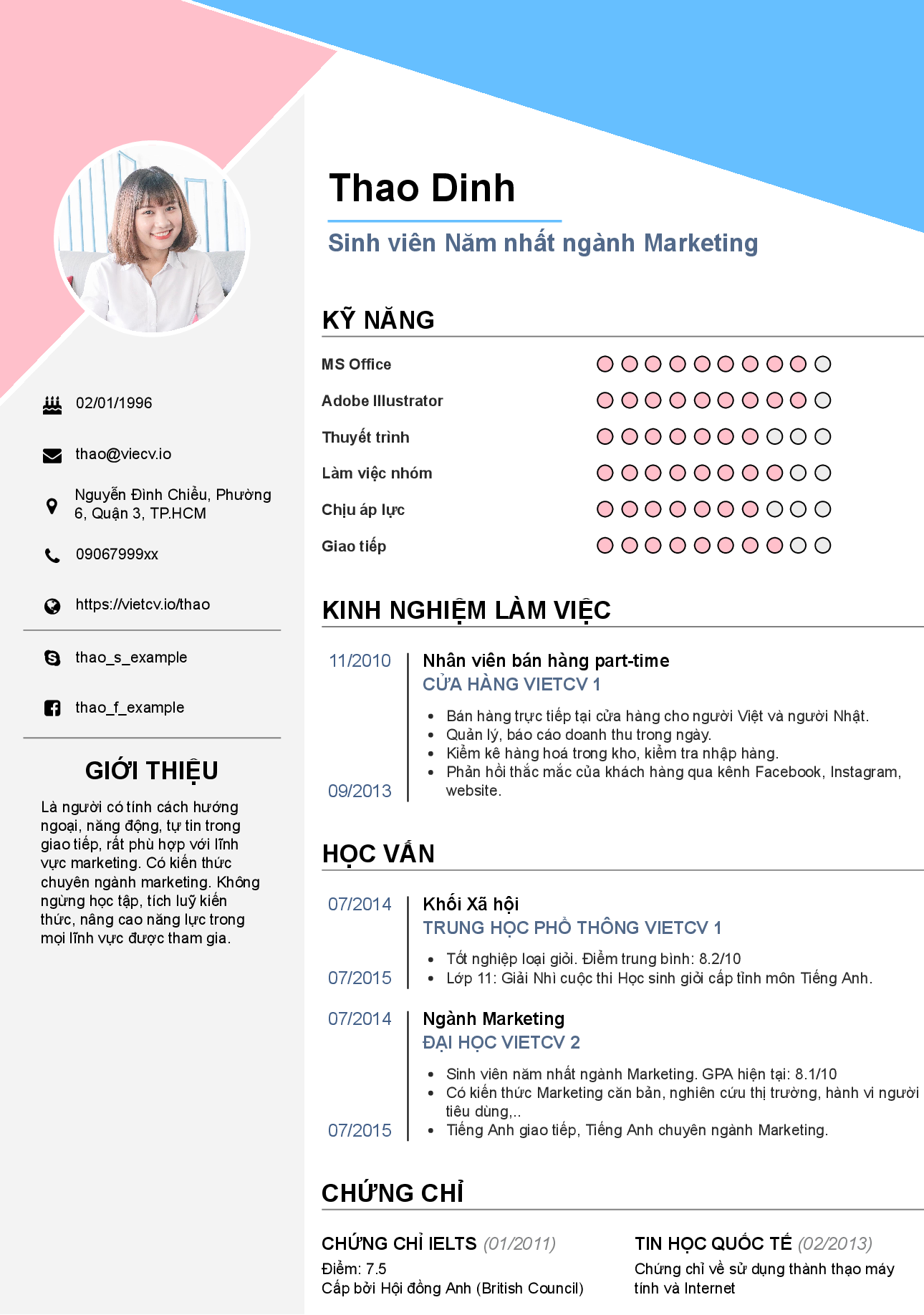 Cách viết CV ấn tượng là điểm nhấn mạnh vào mục tiêu nghề nghiệp